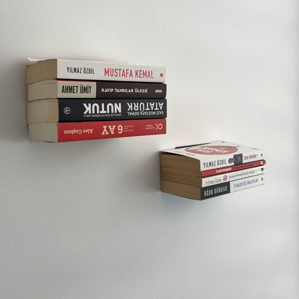 Minimalist Invisible Bookshelf | Modern Metal Wall Shelf
