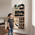 Montessori Bookcase for Kids, Bücherregal Kinder Holz, Nursery Bookshelf, Baby Book Display, Toy Storage Shelf, Kinderzimmer Möbel.