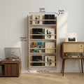 Vinyl Record Wall Shelf Birch Wood LP Display Rack Front Facing Album Storage.